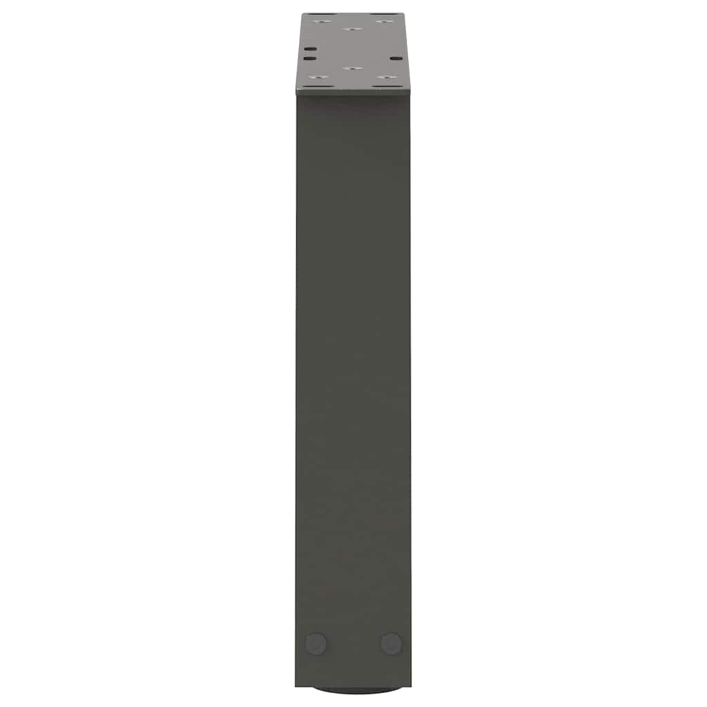Couchtischbeine V-Form 2 Stück Anthrazit 40x(30-31,3) cm Stahl