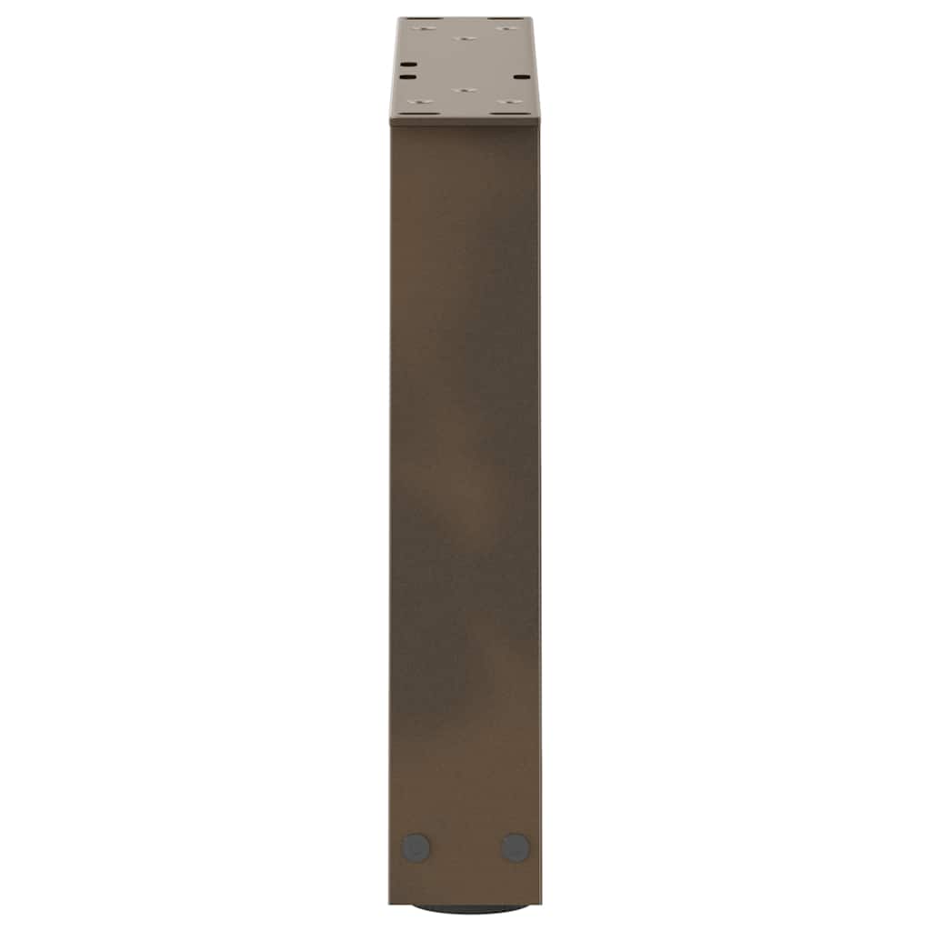 Couchtischbeine V-Form 2 Stück Naturstahl 40x(30-31,3) cm Stahl