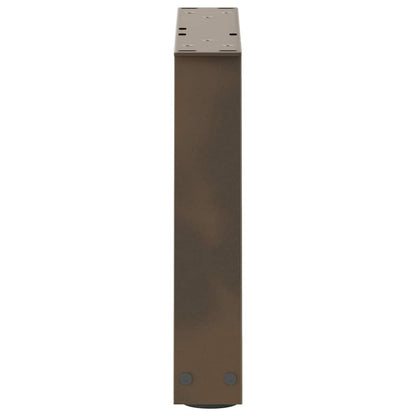 Couchtischbeine V-Form 2 Stück Naturstahl 40x(30-31,3) cm Stahl