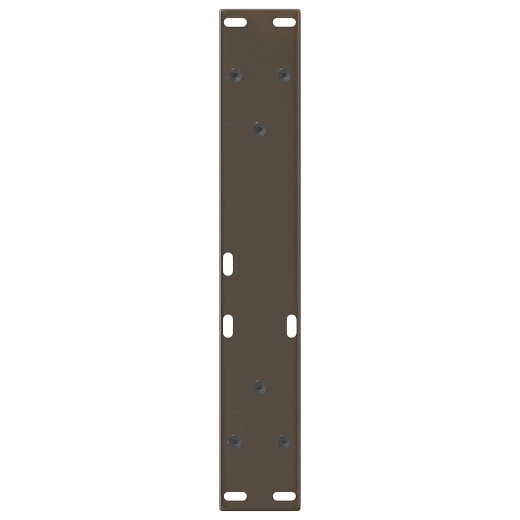 Couchtischbeine V-Form 2 Stück Naturstahl 40x(30-31,3) cm Stahl