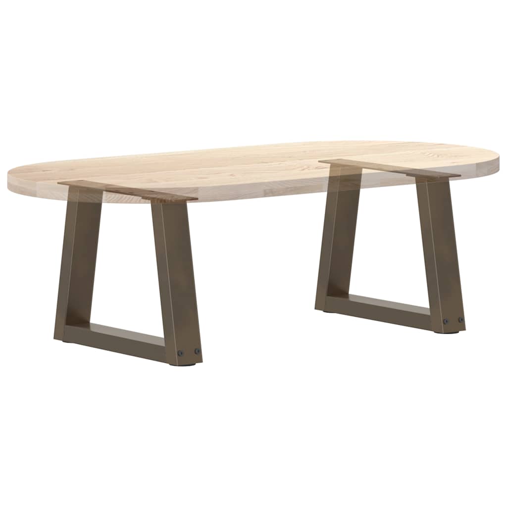 Couchtischbeine V-Form 2 Stück Naturstahl 40x(30-31,3) cm Stahl