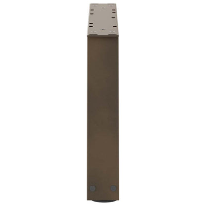 Couchtischbeine V-Form 2 Stück Naturstahl 50x(30-31,3) cm Stahl