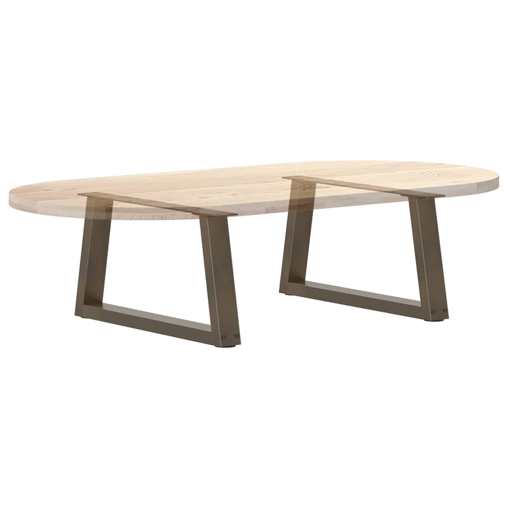Couchtischbeine V-Form 2 Stück Naturstahl 50x(30-31,3) cm Stahl
