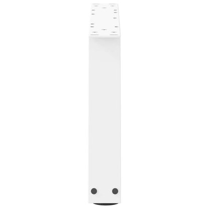 Couchtischbeine V-Form 2 Stück Weiß 60x(30-31,3) cm Stahl