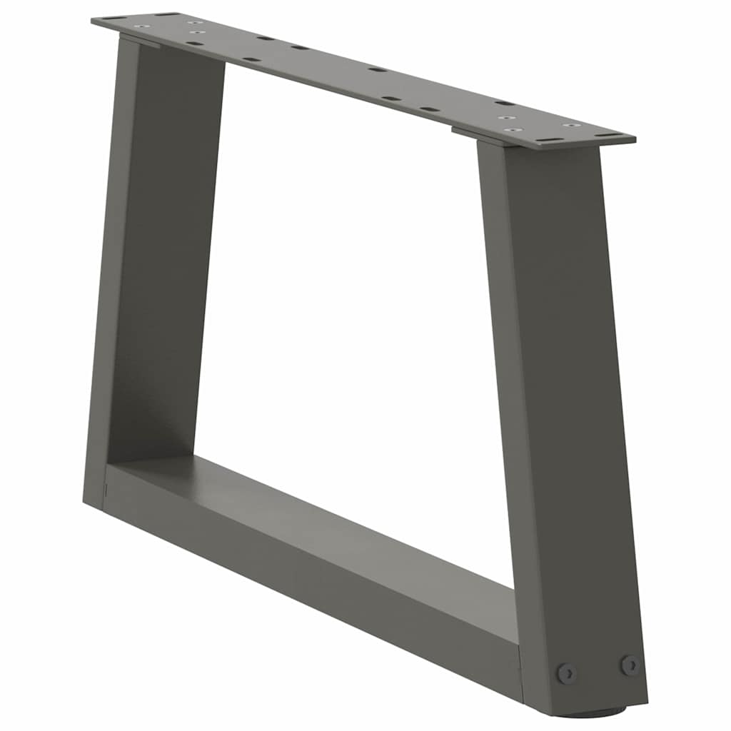 Couchtischbeine V-Form 2 Stück Anthrazit 60x(30-31,3) cm Stahl
