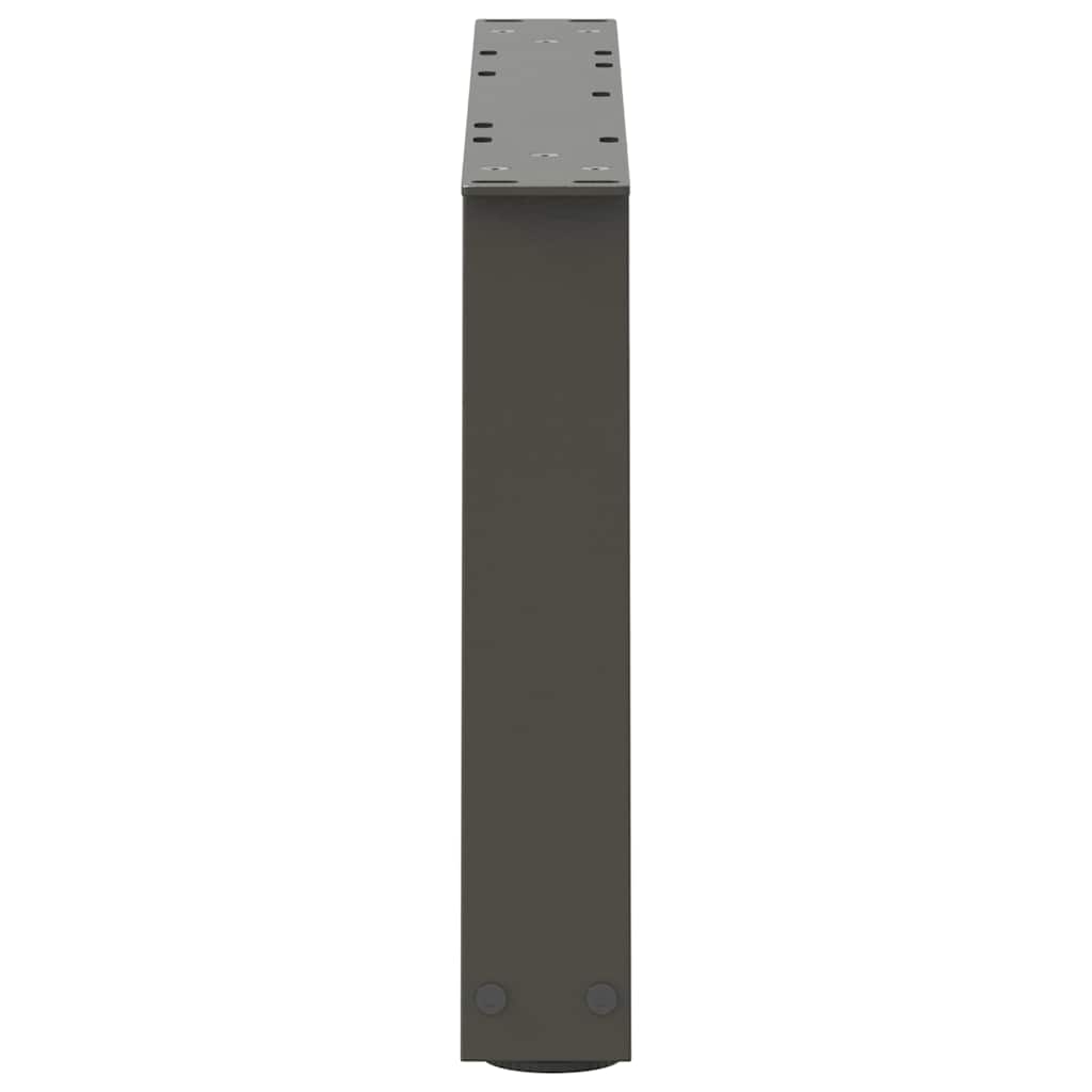 Couchtischbeine V-Form 2 Stück Anthrazit 60x(30-31,3) cm Stahl