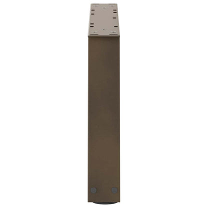 Couchtischbeine V-Form 2 Stück Naturstahl 60x(30-31,3) cm Stahl