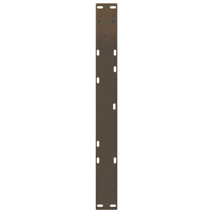 Couchtischbeine V-Form 2 Stück Naturstahl 60x(30-31,3) cm Stahl