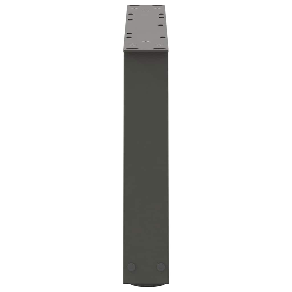 Couchtischbeine V-Form 2 Stück Anthrazit 70x(30-31,3) cm Stahl
