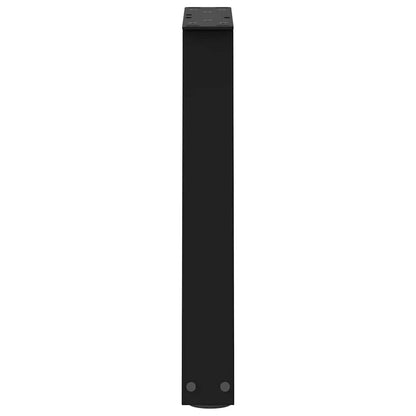 Couchtischbeine V-Form 2 Stück Schwarz 28x(42-43,3) cm Stahl