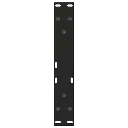 Couchtischbeine V-Form 2 Stück Schwarz 28x(42-43,3) cm Stahl