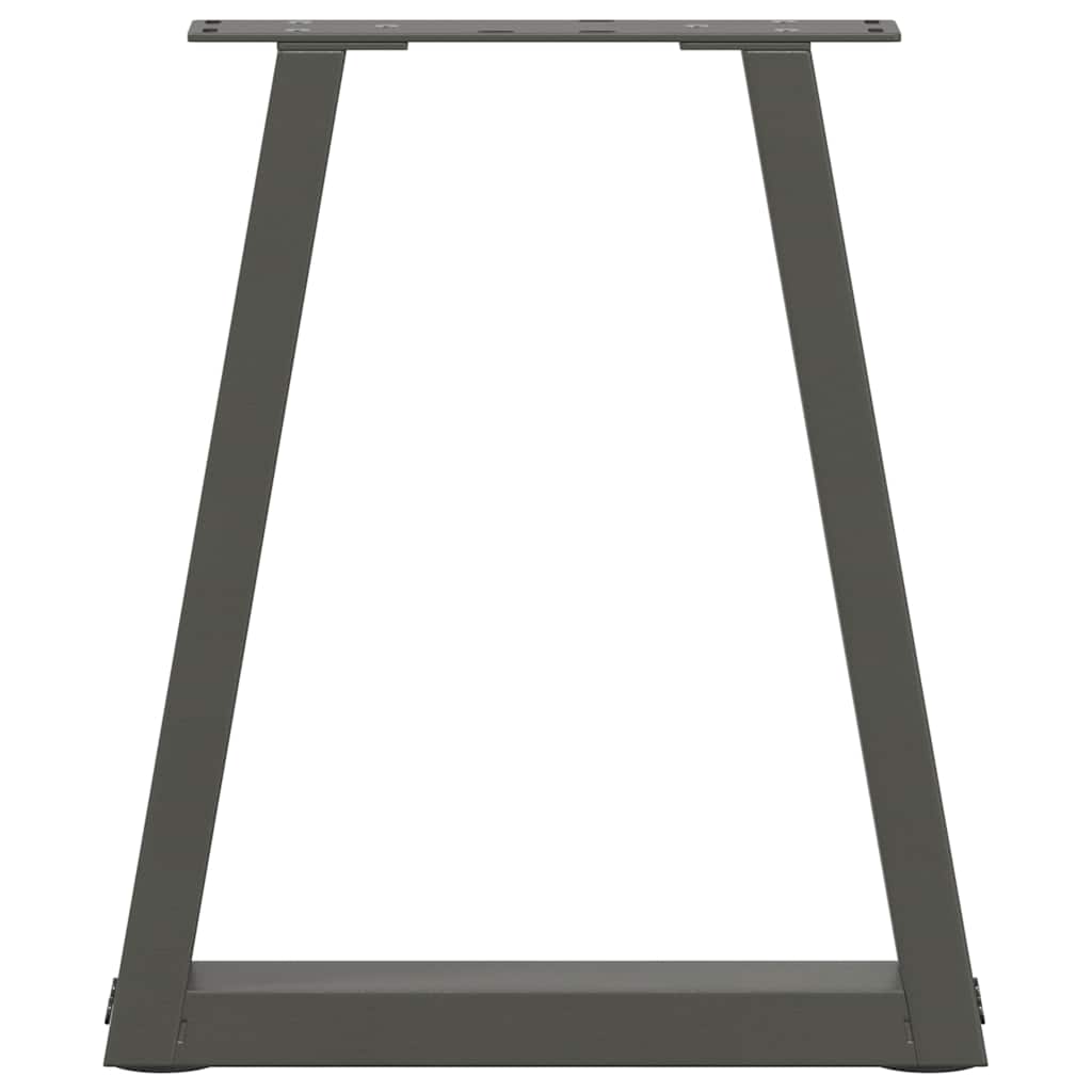 Couchtischbeine V-Form 2 Stück Anthrazit 28x(42-43,3) cm Stahl