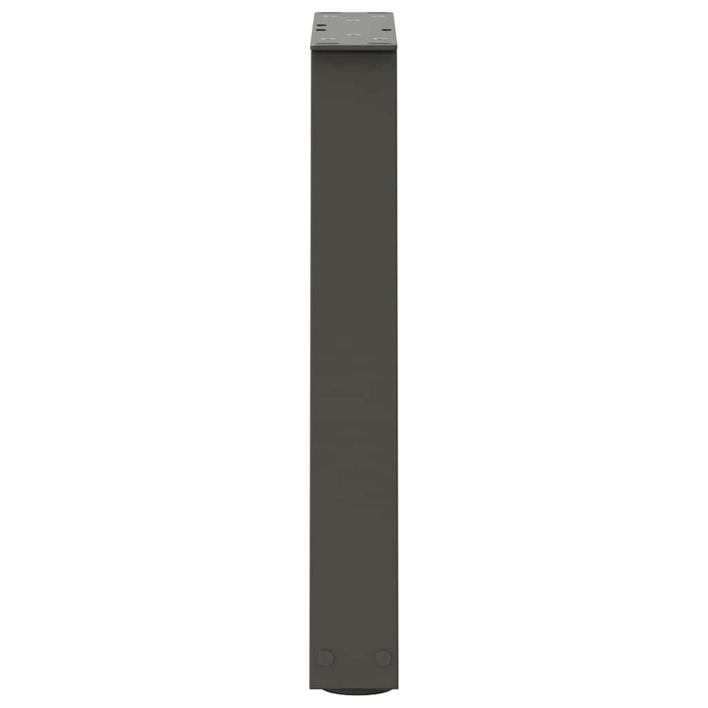 Spisebordsben V-form 2 stk antracit 38x(42-43,3) cm stål