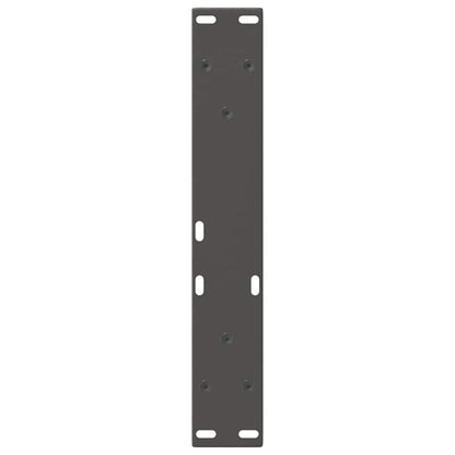 Spisebordsben V-form 2 stk antracit 38x(42-43,3) cm stål