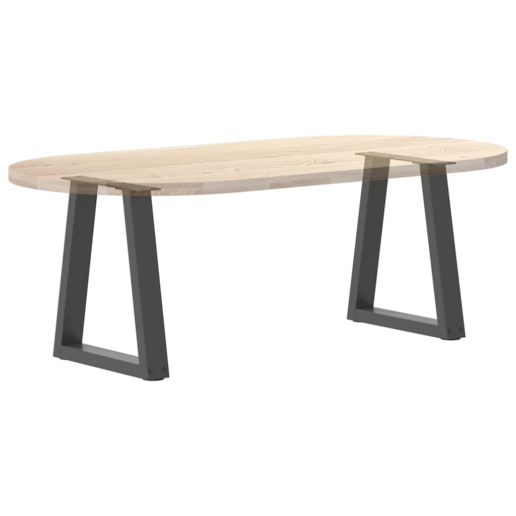 Spisebordsben V-form 2 stk antracit 38x(42-43,3) cm stål