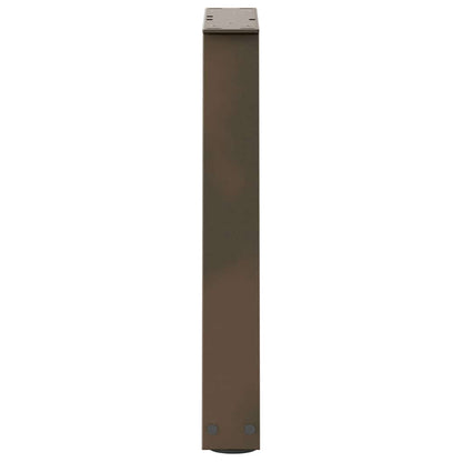 Couchtischbeine V-Form 2 Stück Naturstahl 38x(42-43,3) cm Stahl