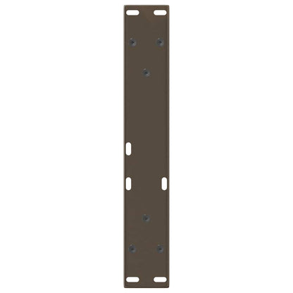 Couchtischbeine V-Form 2 Stück Naturstahl 38x(42-43,3) cm Stahl