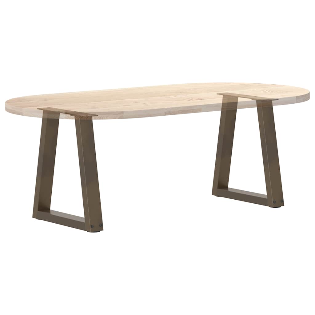 Couchtischbeine V-Form 2 Stück Naturstahl 38x(42-43,3) cm Stahl
