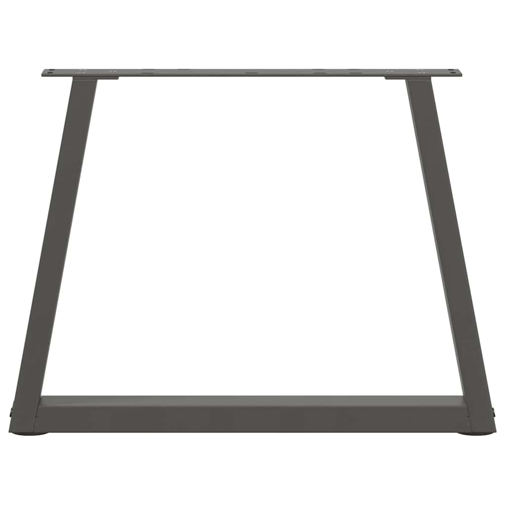 Couchtischbeine V-Form 2 Stück Anthrazit 50x(42-43,3) cm Stahl