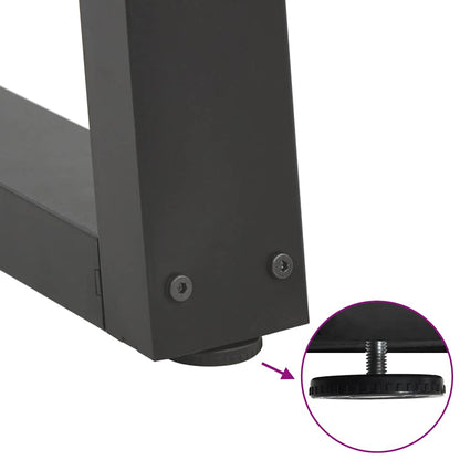 Couchtischbeine V-Form 2 Stück Anthrazit 50x(42-43,3) cm Stahl