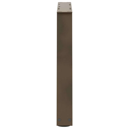 Couchtischbeine V-Form 2 Stück Naturstahl 50x(42-43,3) cm Stahl
