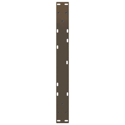 Couchtischbeine V-Form 2 Stück Naturstahl 50x(42-43,3) cm Stahl