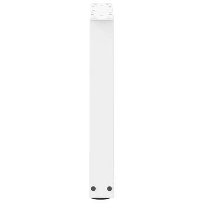 Couchtischbeine V-Form 2 Stück Weiß 60x(42-43,3) cm Stahl