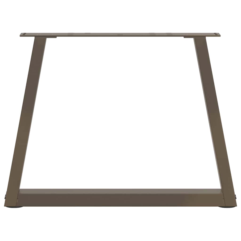 Couchtischbeine V-Form 2 Stück Naturstahl 60x(42-43,3) cm Stahl