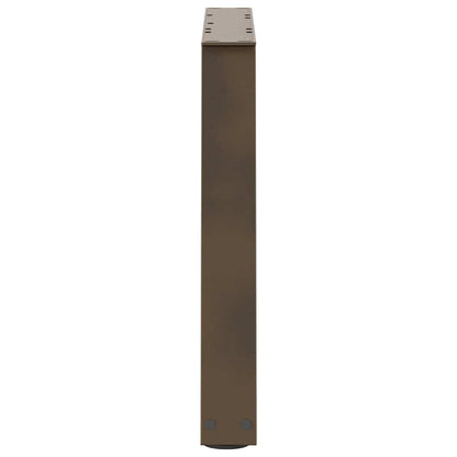 Couchtischbeine V-Form 2 Stück Naturstahl 60x(42-43,3) cm Stahl