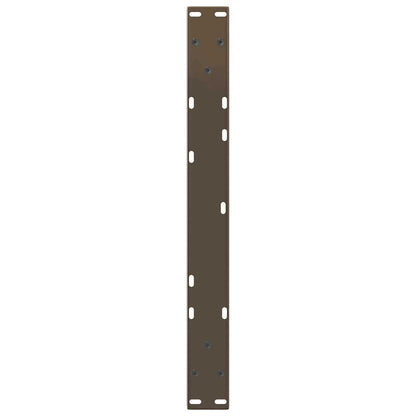 Couchtischbeine V-Form 2 Stück Naturstahl 60x(42-43,3) cm Stahl