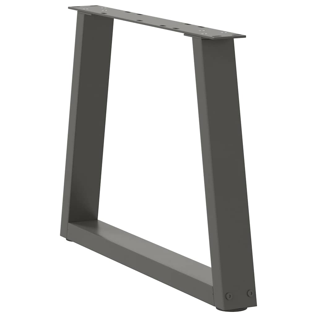 Couchtischbeine V-Form 2 Stück Anthrazit 70x(42-43,3) cm Stahl