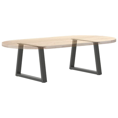 Couchtischbeine V-Form 2 Stück Anthrazit 70x(42-43,3) cm Stahl