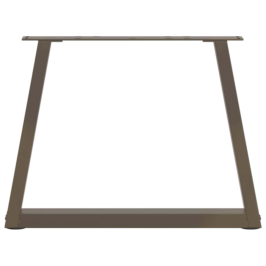 Couchtischbeine V-Form 2 Stück Naturstahl 70x(42-43,3) cm Stahl
