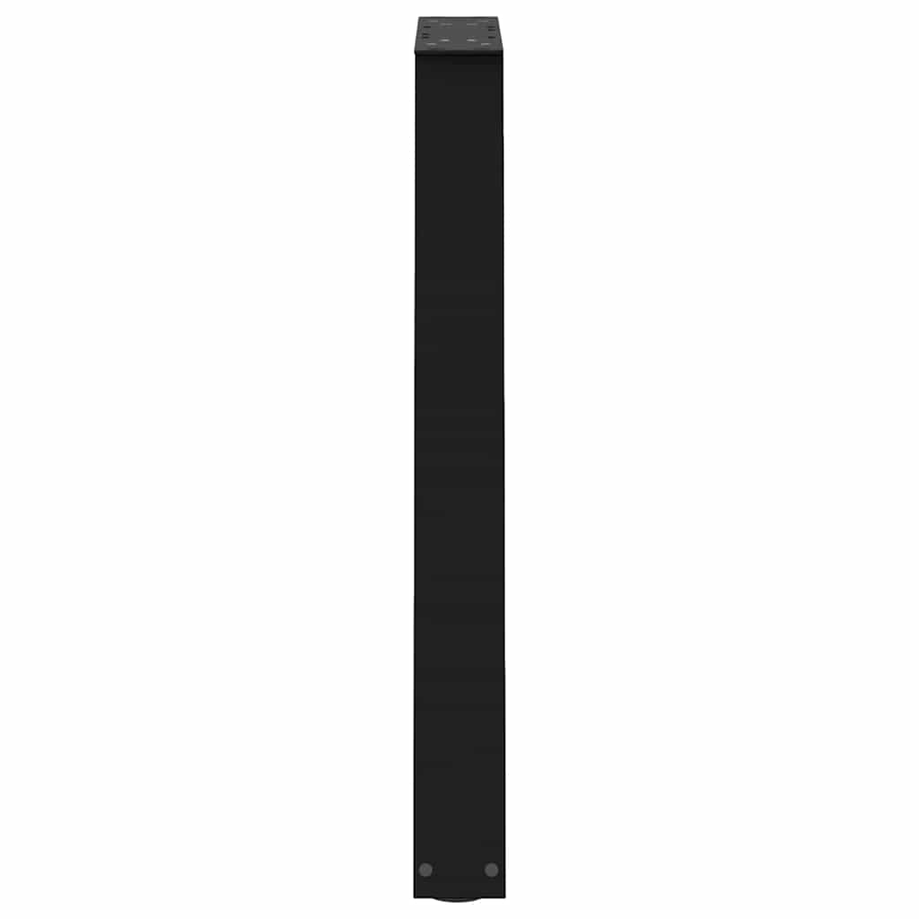 Esstischbeine V-Form 2 Stk. Schwarz 60x(72-73,3) cm Stahl