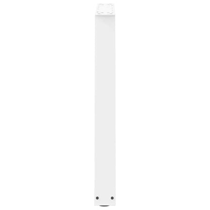 Esstisch Beine V-Form 3 Stück Weiß 80x(72-73,3) cm Stahl