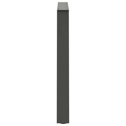 Esstisch Beine V-Form 3 Stück Anthrazit 90x(72-73,3) cm Stahl
