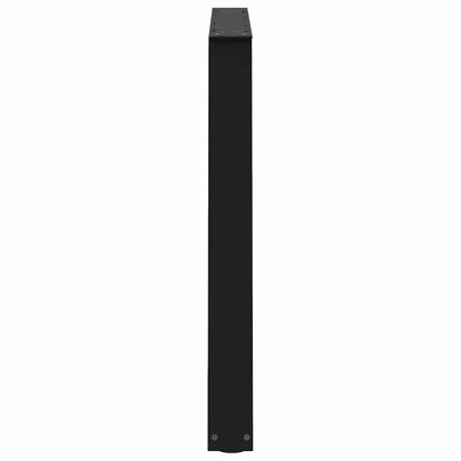 Esstisch Beine V-Form 3 Stück Schwarz 100x(72-73,3) cm Stahl
