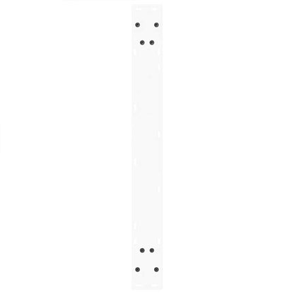 Spisebordsben V-form 3 stk hvid 100x(72-73,3) cm stål