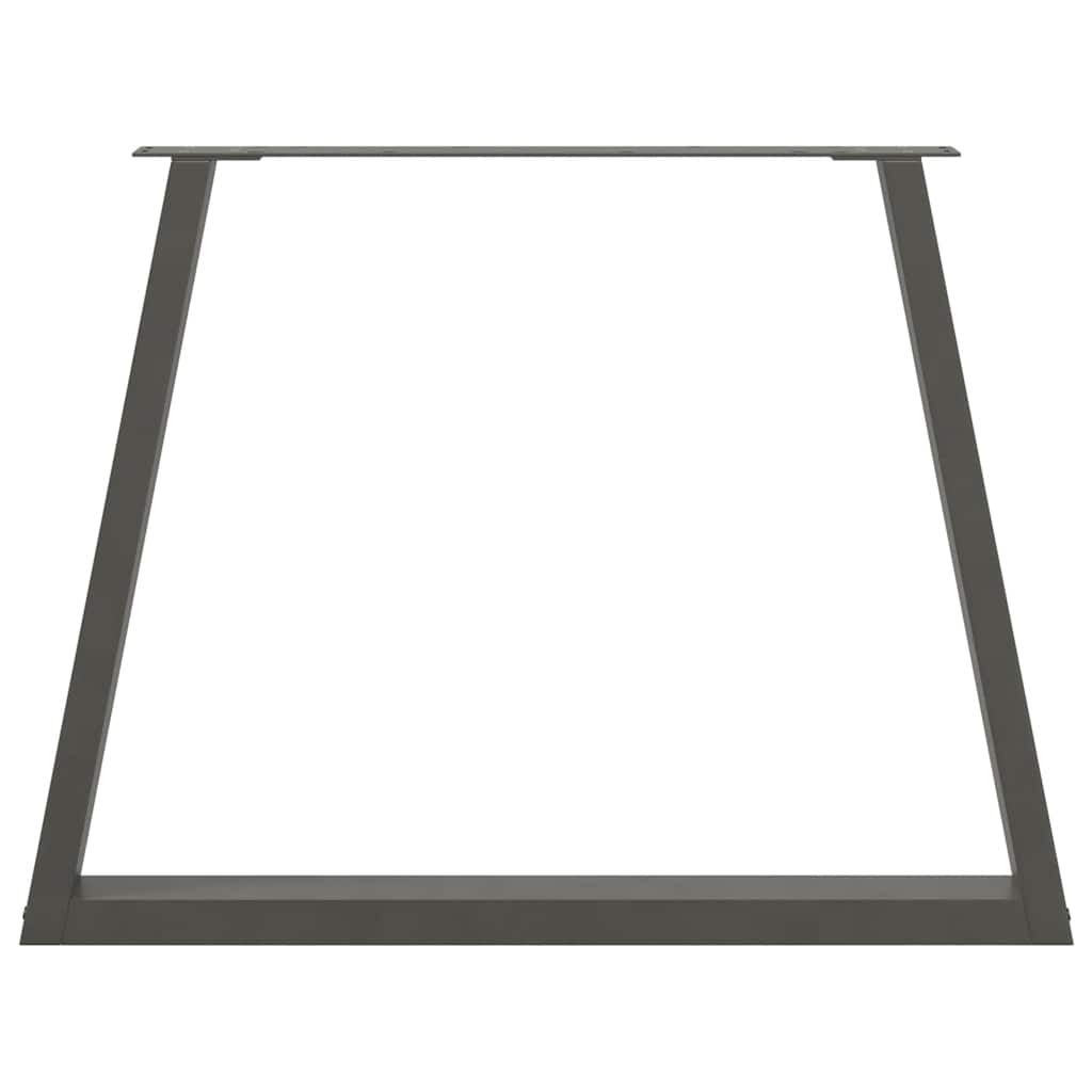 Esstisch Beine V-Form 3 Stück Anthrazit 100x(72-73,3) cm Stahl
