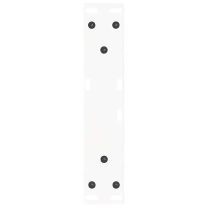 Couchtischbeine V-Form 2 Stück Weiß 30x(30-31,3) cm Stahl
