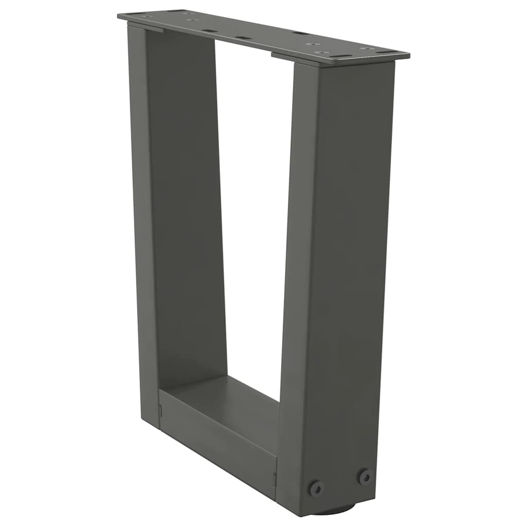 Couchtischbeine V-Form 2 Stück Anthrazit 30x(30-31,3) cm Stahl