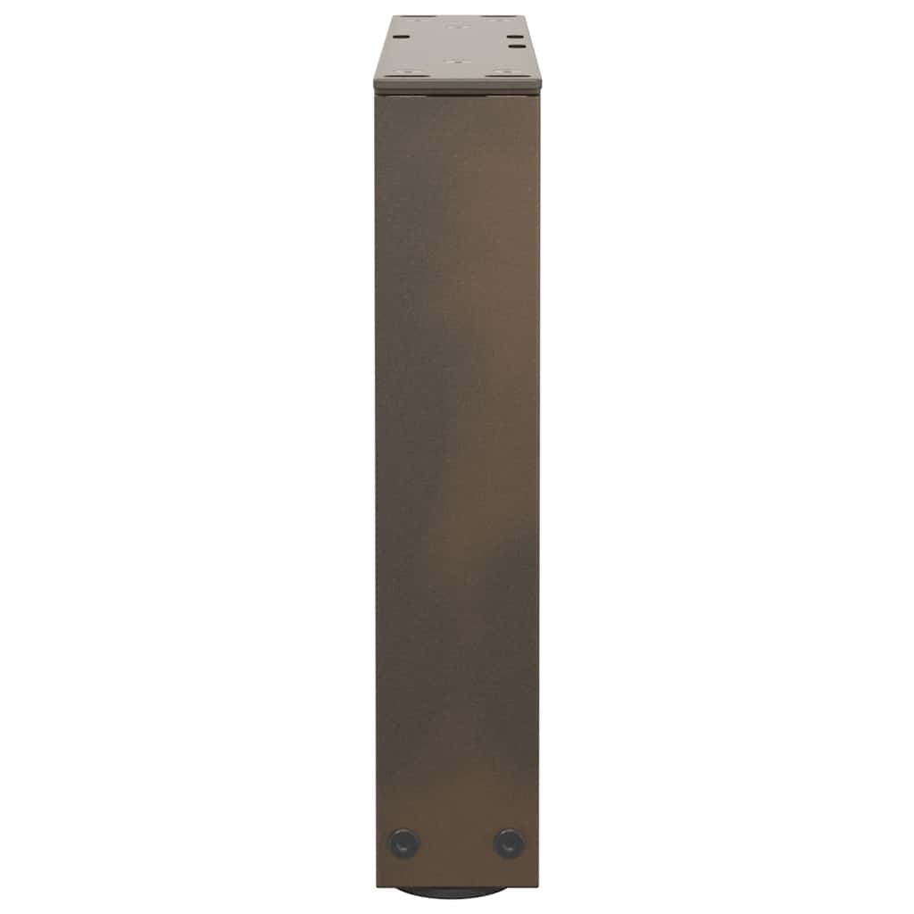 Couchtischbeine V-Form 2 Stück Naturstahl 30x(30-31,3) cm Stahl