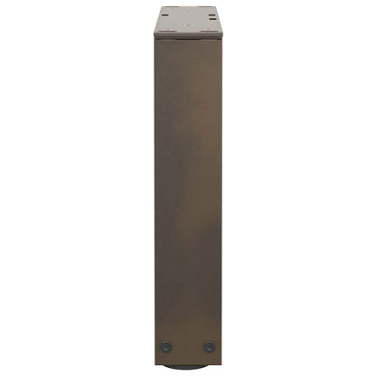 Couchtischbeine V-Form 2 Stück Naturstahl 30x(30-31,3) cm Stahl