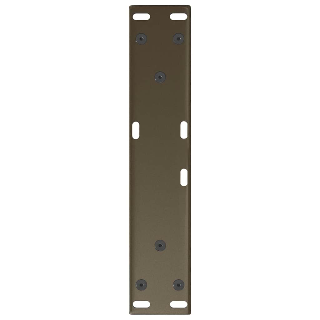 Couchtischbeine V-Form 2 Stück Naturstahl 30x(30-31,3) cm Stahl