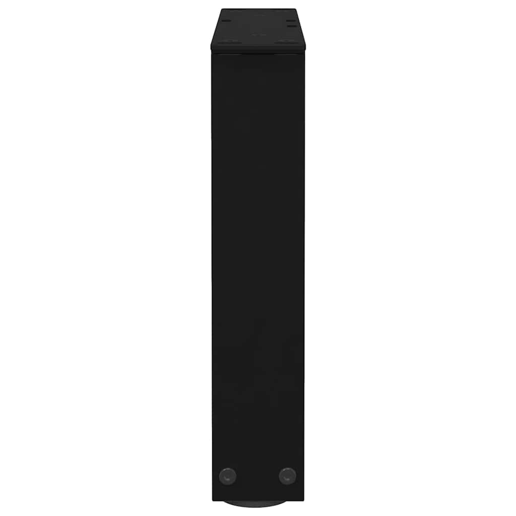 Couchtischbeine V-Form 2 Stück Schwarz 40x(30-31,3) cm Stahl