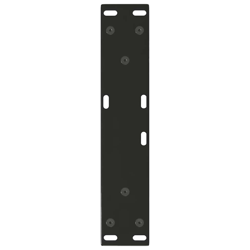 Couchtischbeine V-Form 2 Stück Schwarz 40x(30-31,3) cm Stahl