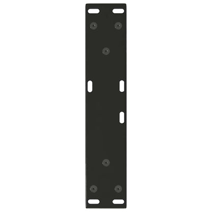 Couchtischbeine V-Form 2 Stück Schwarz 40x(30-31,3) cm Stahl