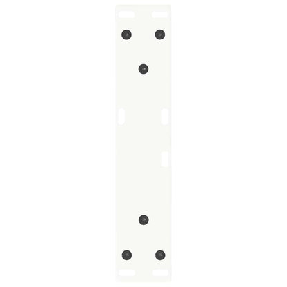 Couchtischbeine V-Form 2 Stück Weiß 40x(30-31,3) cm Stahl