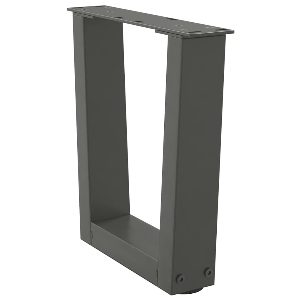 Couchtischbeine V-Form 2 Stück Anthrazit 40x(30-31,3) cm Stahl