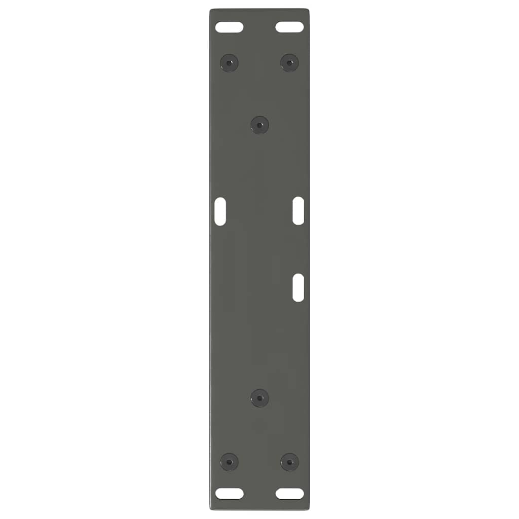 Couchtischbeine V-Form 2 Stück Anthrazit 40x(30-31,3) cm Stahl